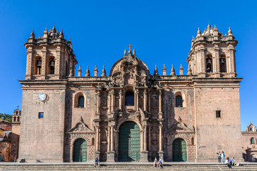 Fototapeta na wymiar The Cathedral in Cusco, Peru