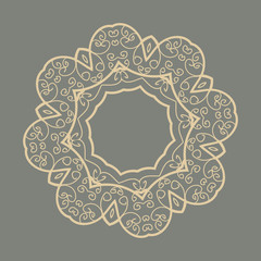 Mandala Doodle Print