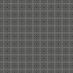 Geometric line monochrome abstract hipster seamless pattern with round, circle. Wrapping paper. Scrapbook paper. Tiling. Vector illustration. Background. Graphic texture for your design, wallpaper