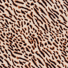 texture of print fabric striped leopard