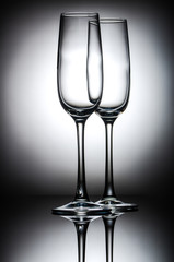 champagne glasses
