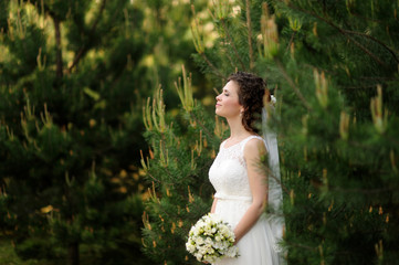 Naklejka premium Young bride