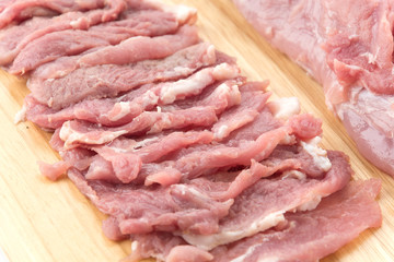 slice pork