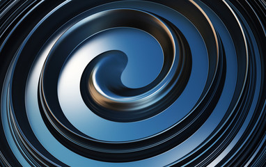 Abstract 3d Spiral Background