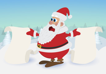 Cartoon Santa Claus