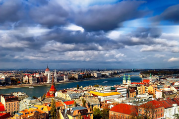 Obraz premium Panorama of Budapest