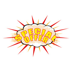 Special offer comics icon