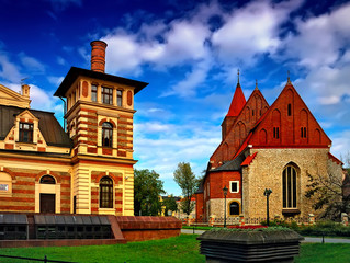 Fototapeta Historic house in the old city of Krakow obraz
