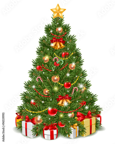 quot fluffy christmas tree decorated by christmas balls quot fluffy christmas tree decorated by christmas balls