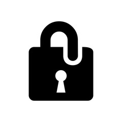 Lock simple icon