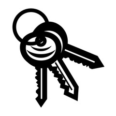 New keys simple icon