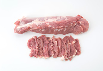 slice pork