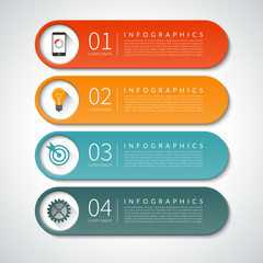 Infographic design banners set. Vector background