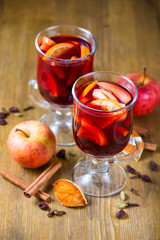 Delicious mulled wine 