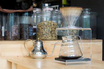 Hand drip coffee