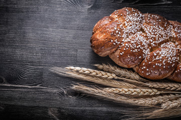Bread wheat rye ears food and drink concept