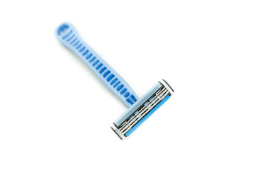 Razor blade and shave gel, foam