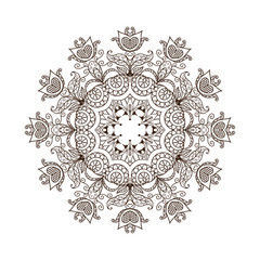 Abstract circular pattern.