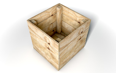 Empty Wooden Box