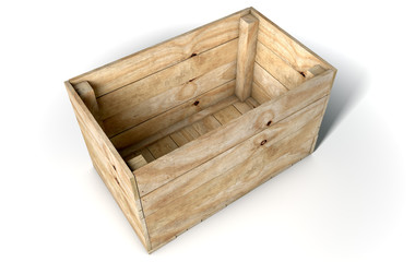 Empty Wooden Box