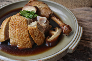 Stewed duck chinese food