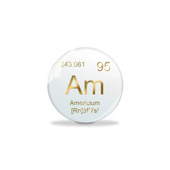 Periodensystem Kugel - 95 Americium