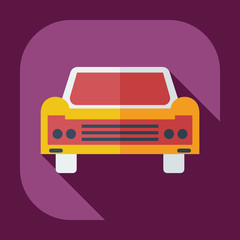 Obraz premium Flat modern design with shadow icons car