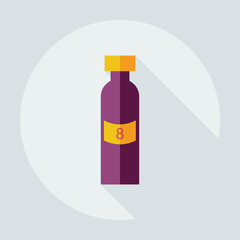 Flat modern design with shadow icons ketchup