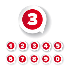 Number set label vector