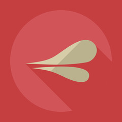 Flat modern design with shadow icons lips