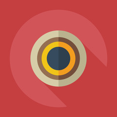 Flat modern design with shadow icons sweet
