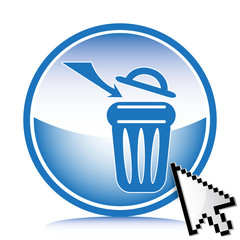 in trash icon