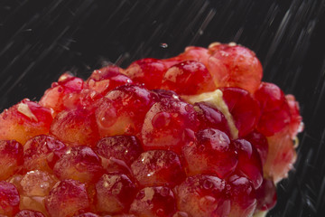 Grains of pomegranate