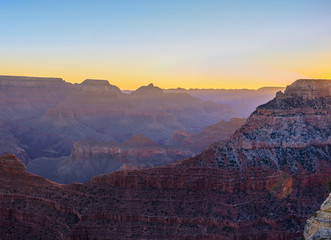 Serene Sunrise at Grand Canyon