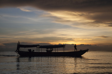 Fototapeta na wymiar Tourist Fishing Boat