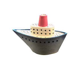 boat ceramic small