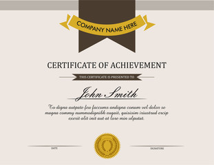 Certificate template