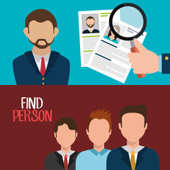 Find person to get a job 