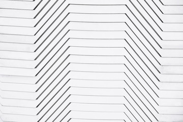 White plastic sunbed background