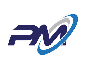 PM Letter Swoosh Media Logo