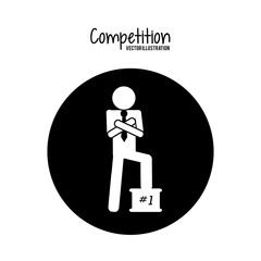 Competition design , Vector illustration