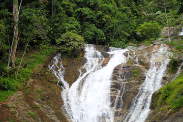 Fototapeta na wymiar Waterfalls at Cameron Highlands, Malaysia..