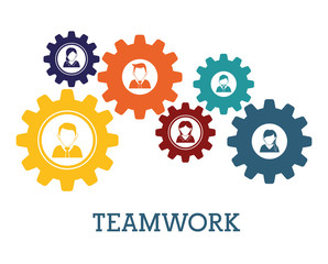 Business teamwork and leadership