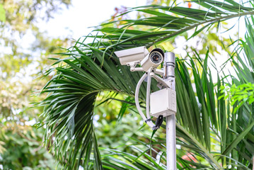 Security camera for monitoring travel place.