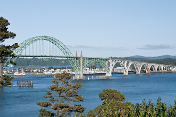 Fototapeta premium Yaquina Bay Bridge Newport Oregon