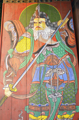 Bongeunsa Temple in the Gangnam District of Seoul, Korea..