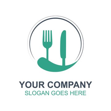 Restaurant Gourmet Cafe Vector Icon Logo