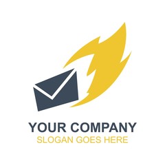 Mail Letter Inbox Icon Vector Logo