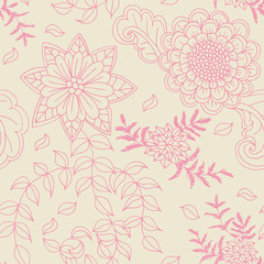 Floral  seamless pattern