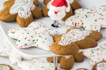 Assorted Christmas cookies.